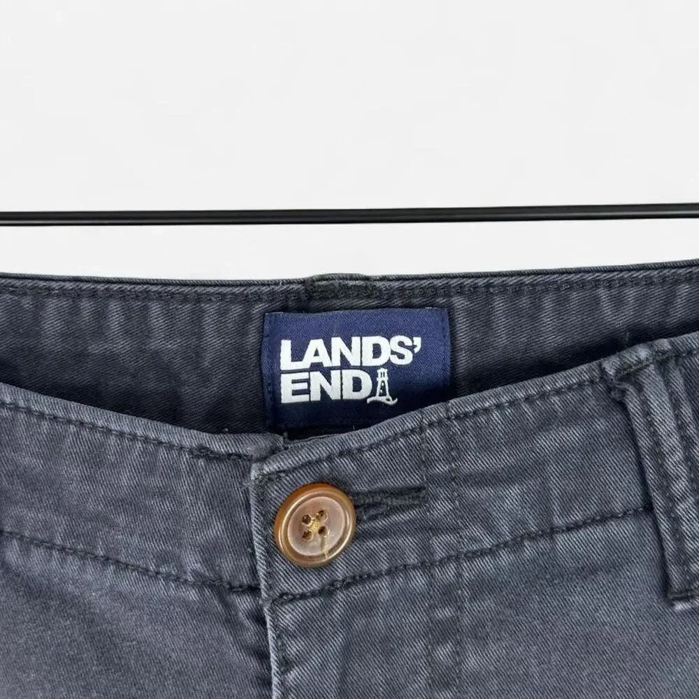 Lands end navy blue cargo utility pants size 10
